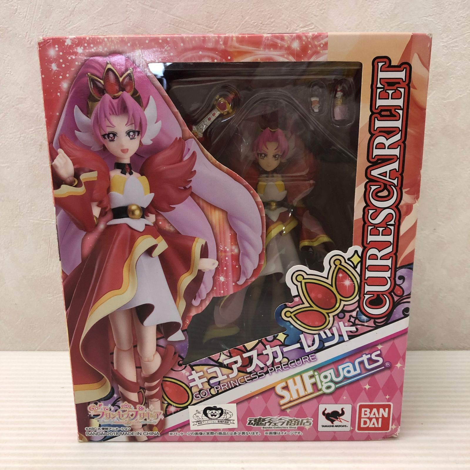 本体A/箱B)S.H.フィギュアーツ キュアスカーレット『Go！プリンセス
