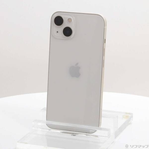 〔 品〕 iPhone13 128GB スターライト MLND3J A SIMフリー 377