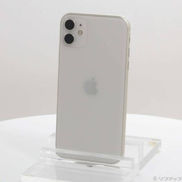 〔 品〕 iPhone11 128GB ホワイト MHDJ3J A SIMフリー 276