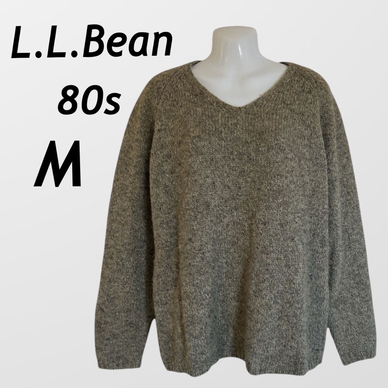 L.L.Bean エルエルビーン 80s レディース ニット セーター M プル 