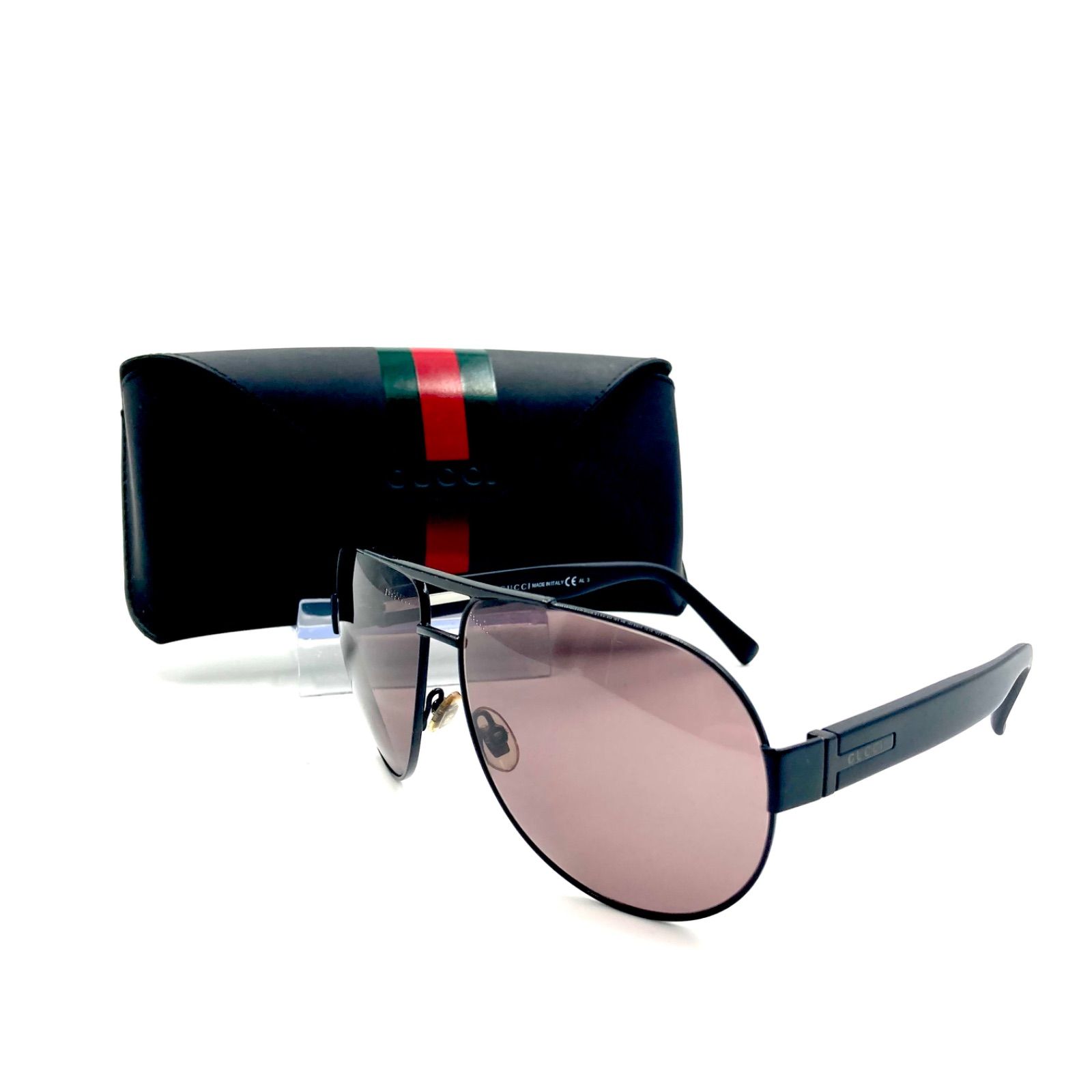 □美品□GUCCI グッチ シェリーライン GG1924/S サングラス ティア 