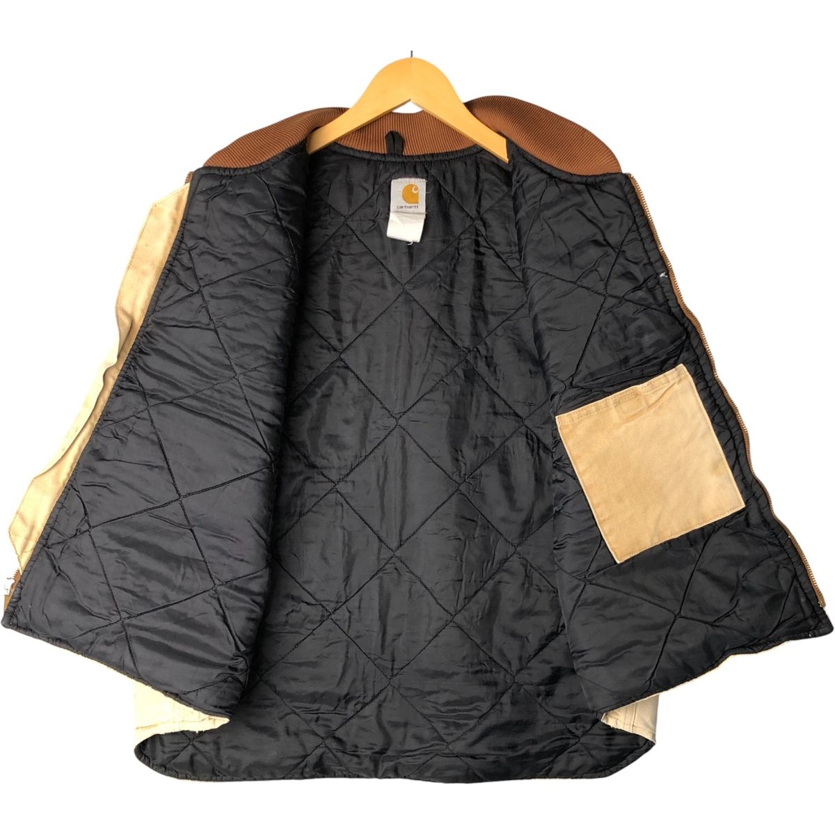 古着 カーハート Carhartt クラシックベスト 中綿入り ダックベスト