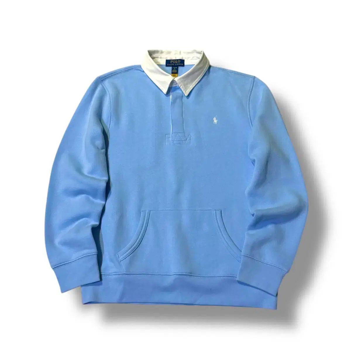 ポロラルフローレン スカイブルー ラグビーシャツ