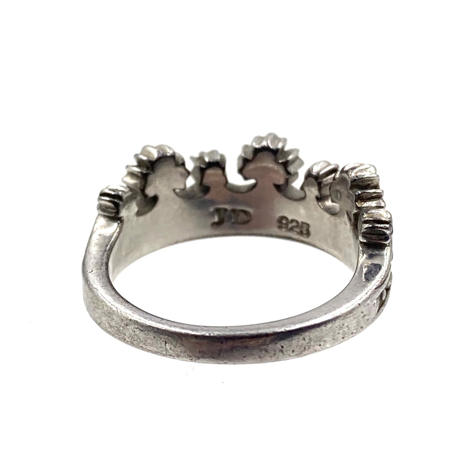 □美品□JUSTIN DAVIS ジャスティンデイビス 925シルバーリング 王冠