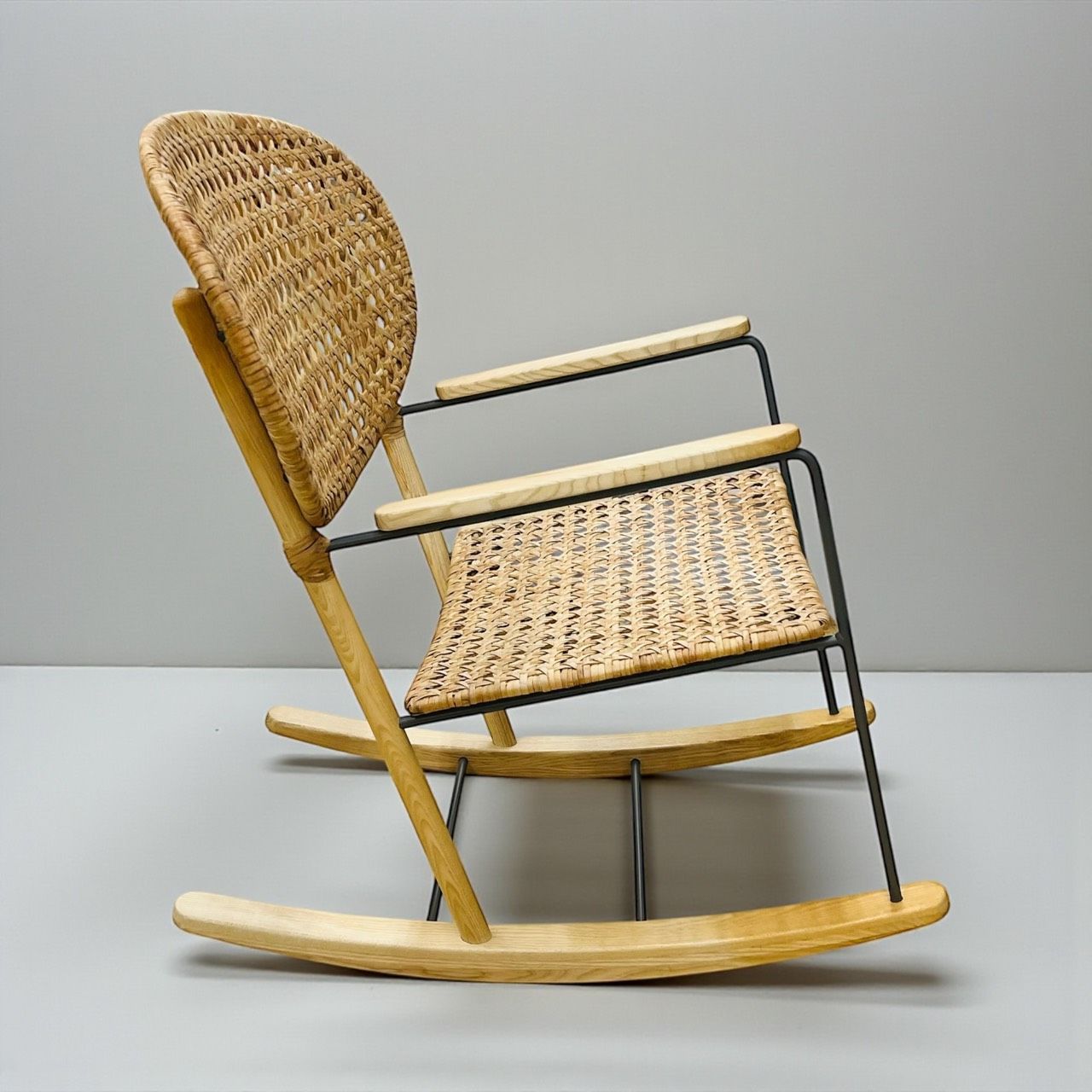 IKEA イケア GRONADAL グローダナル ラタン ロッキングチェア - メルカリ