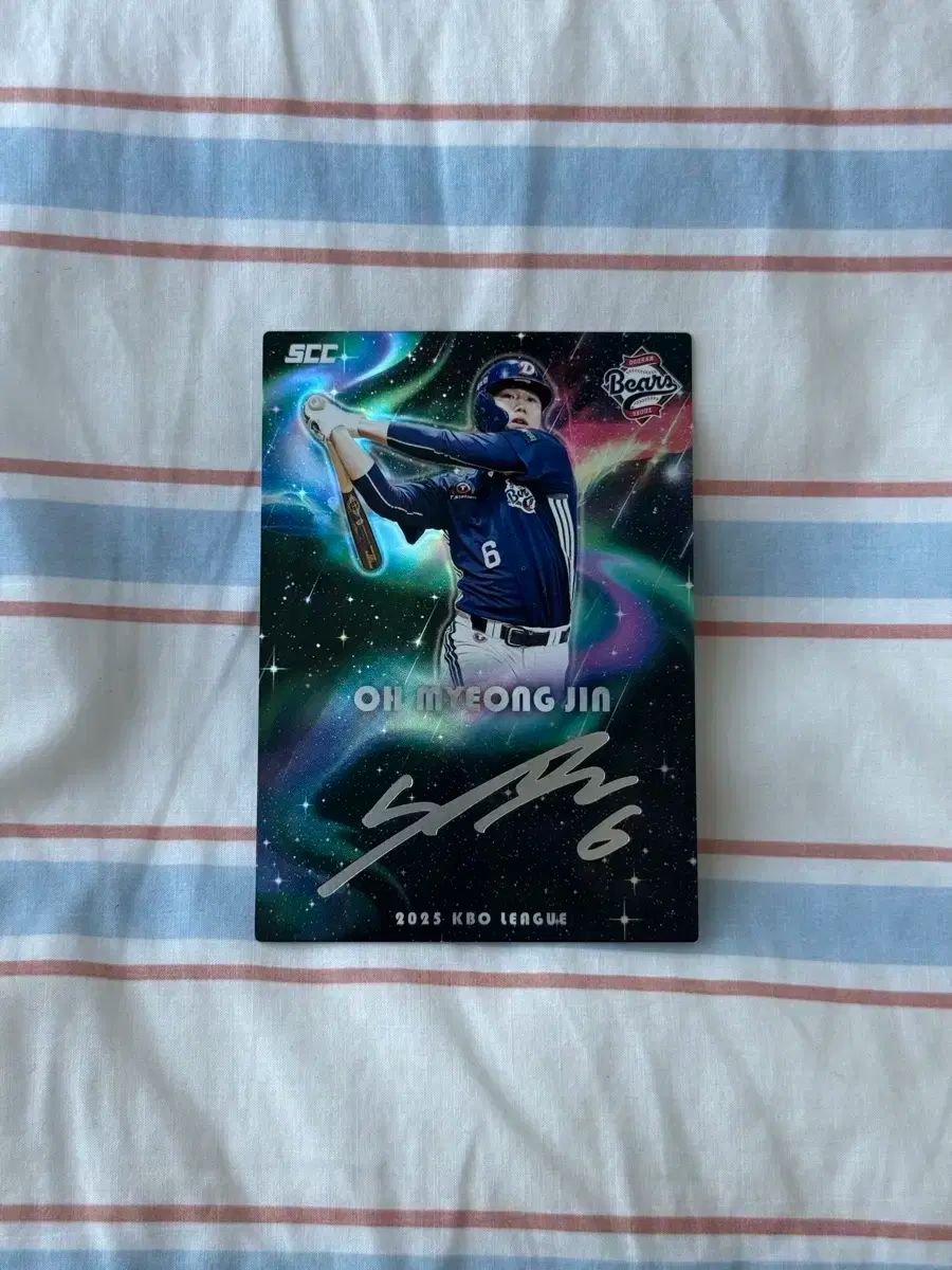 斗山ベアーズ オミョン・ジーン トレカ (KBO シーグリ)