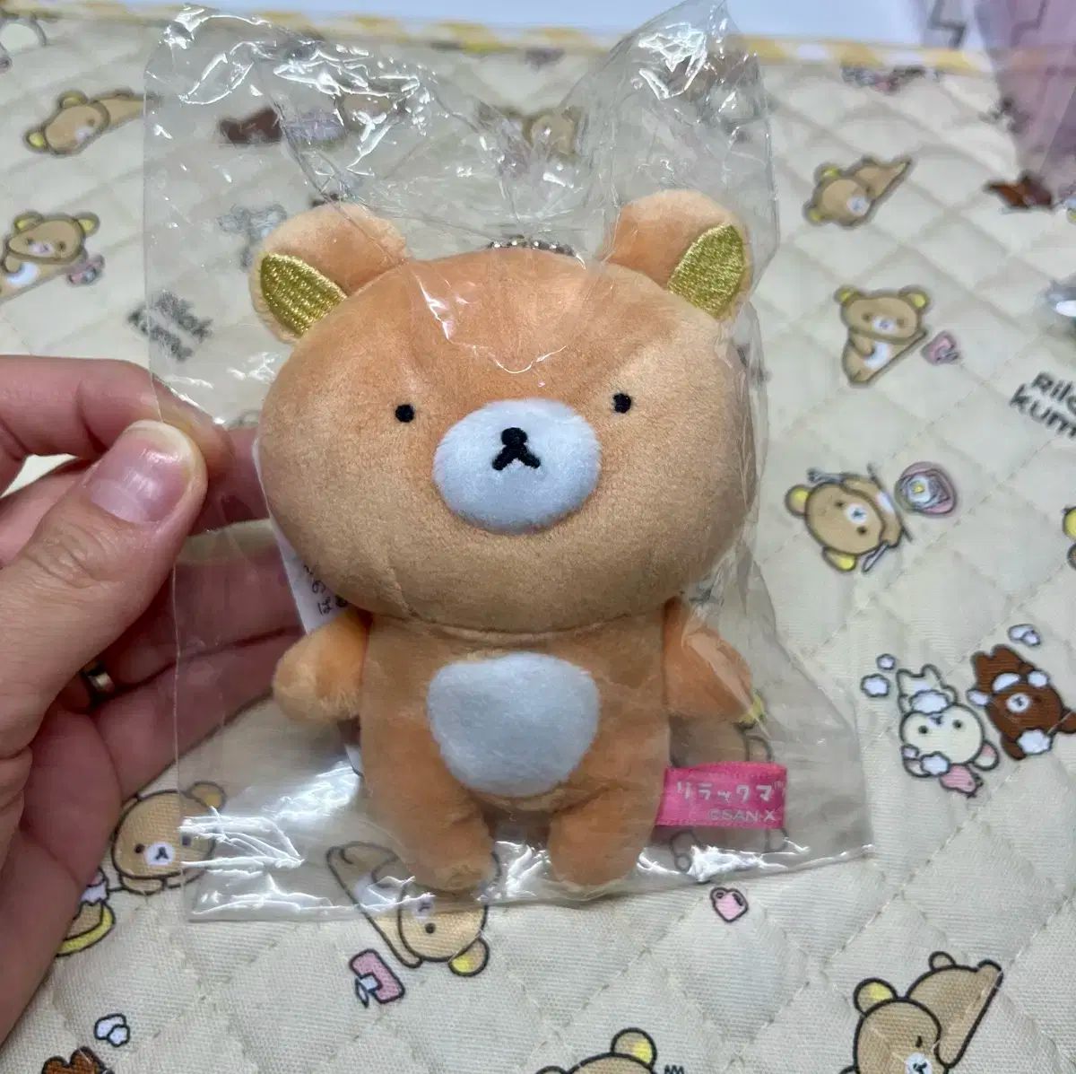 サンエックス リラックマ x sakumaru さくまる コラボ マスコット チャーム キーホルダー