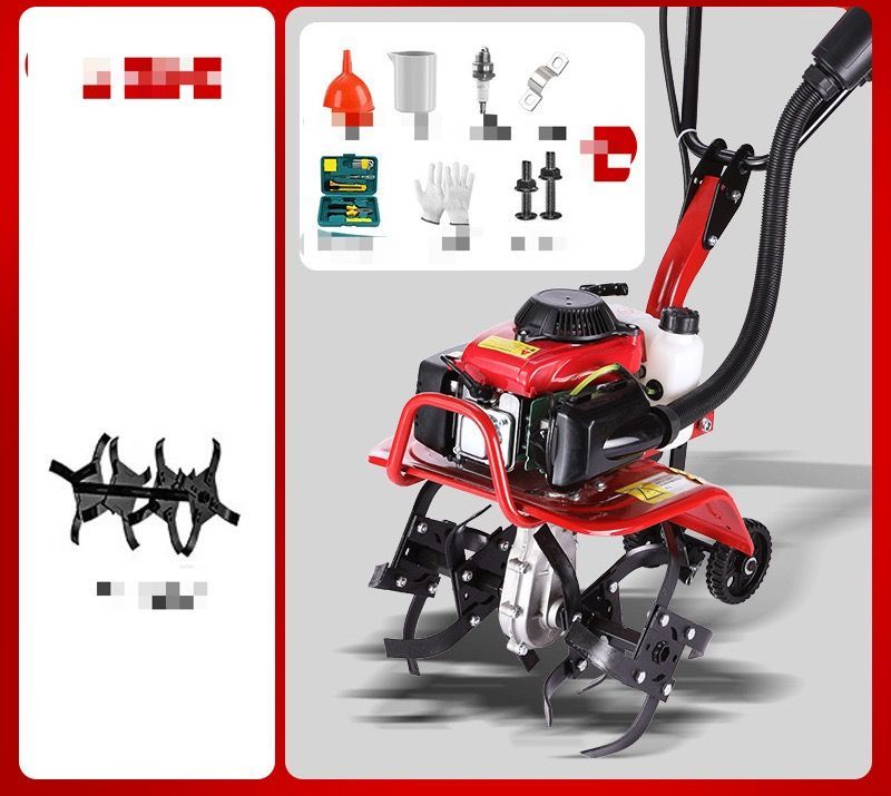 大好評☆エンジン式耕運機 手押し耕うん機 排気量55cc 四ストローク