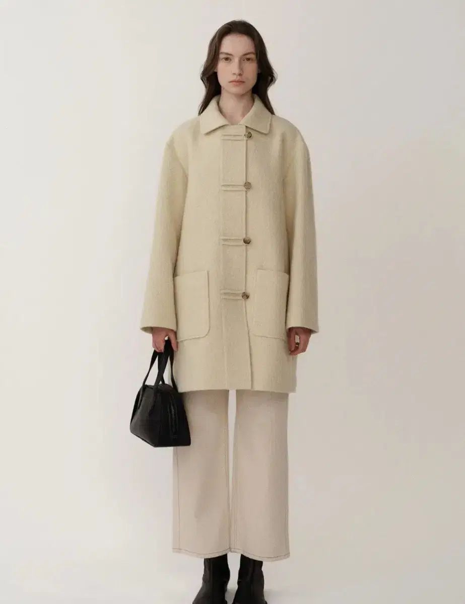 キンダーサルモン アルパカ ザンヌ ハーフコート キンダーサルモンコート