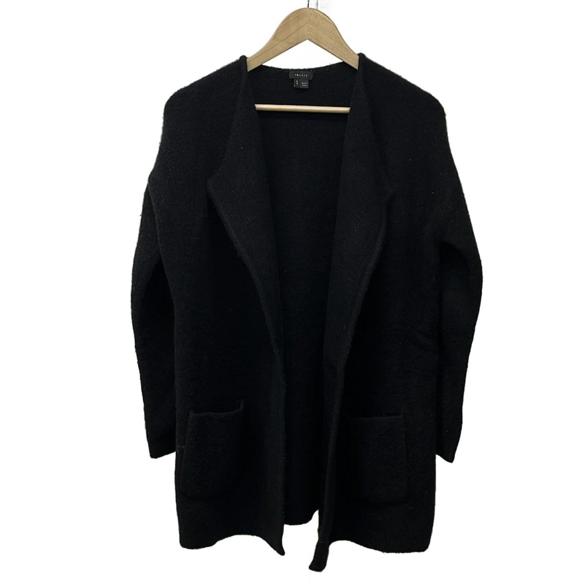 theory セオリー コート サイズS P S レディース - 黒 長袖 ニット 秋 冬