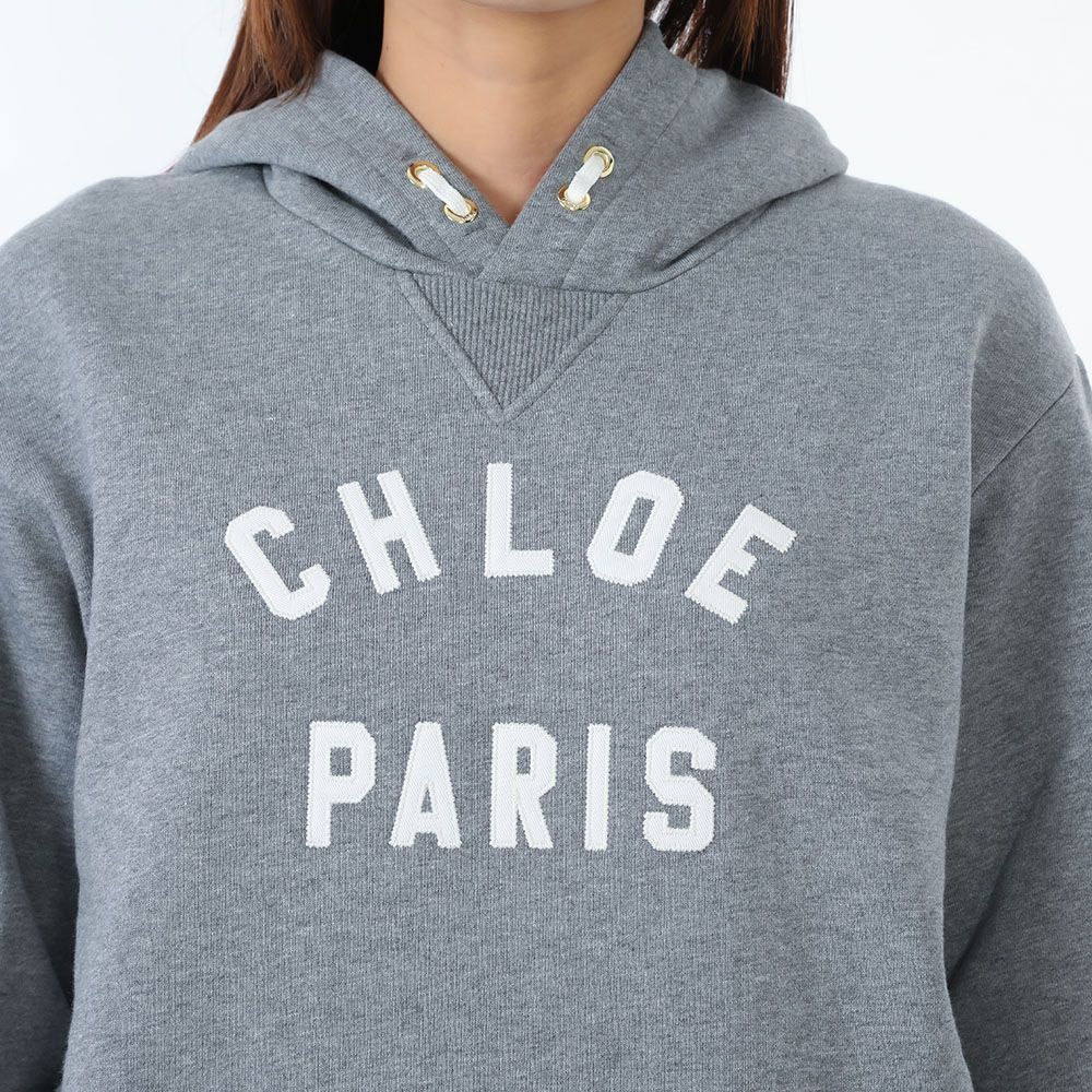 新品 CHLOE KIDS クロエ キッズ C20646 A46 ロゴスウェット プル