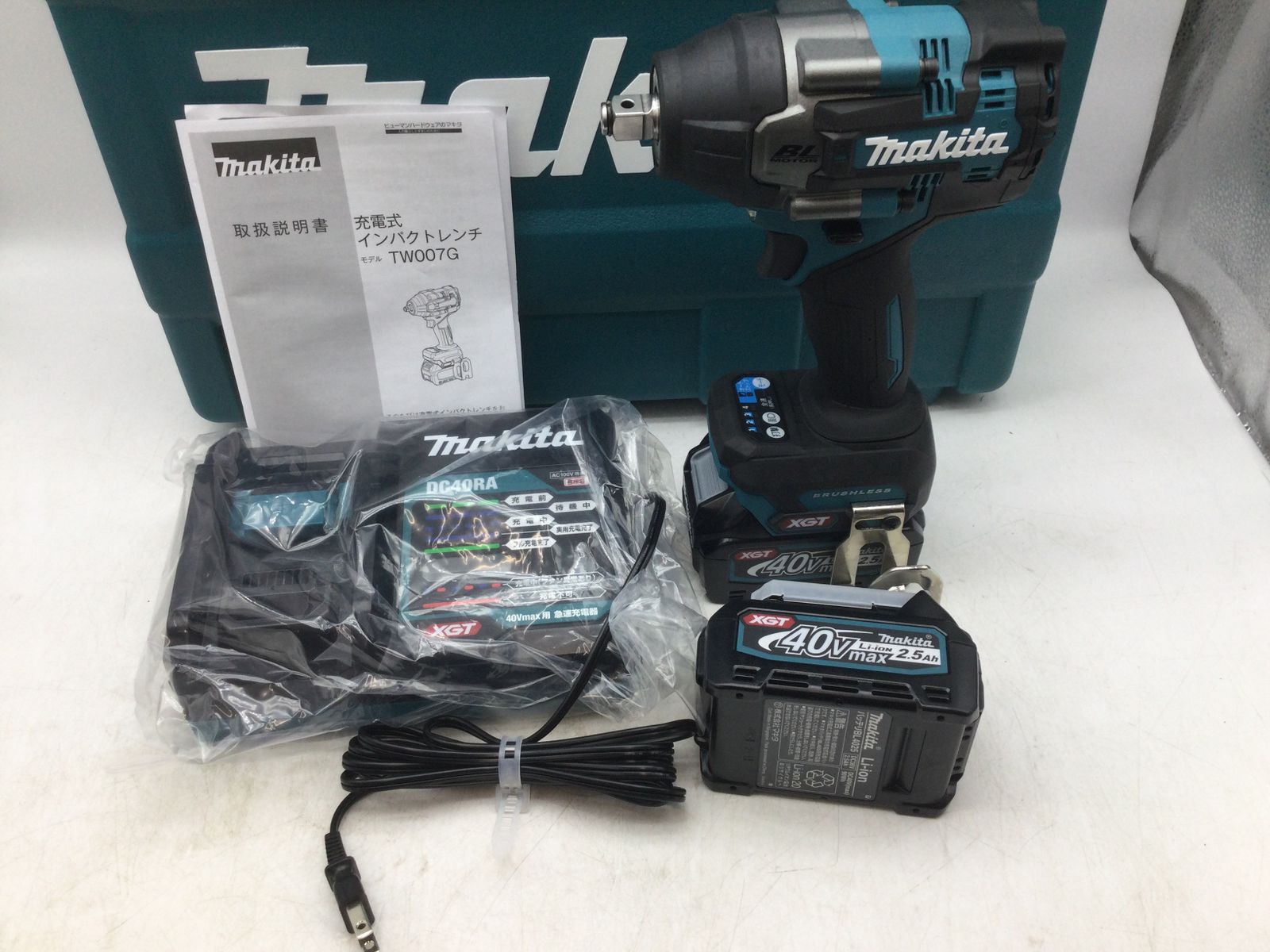 Makita マキタ 40v充電式インパクトレンチ TW007GRDX ITMX615LBO00 エコツール半田店 M02