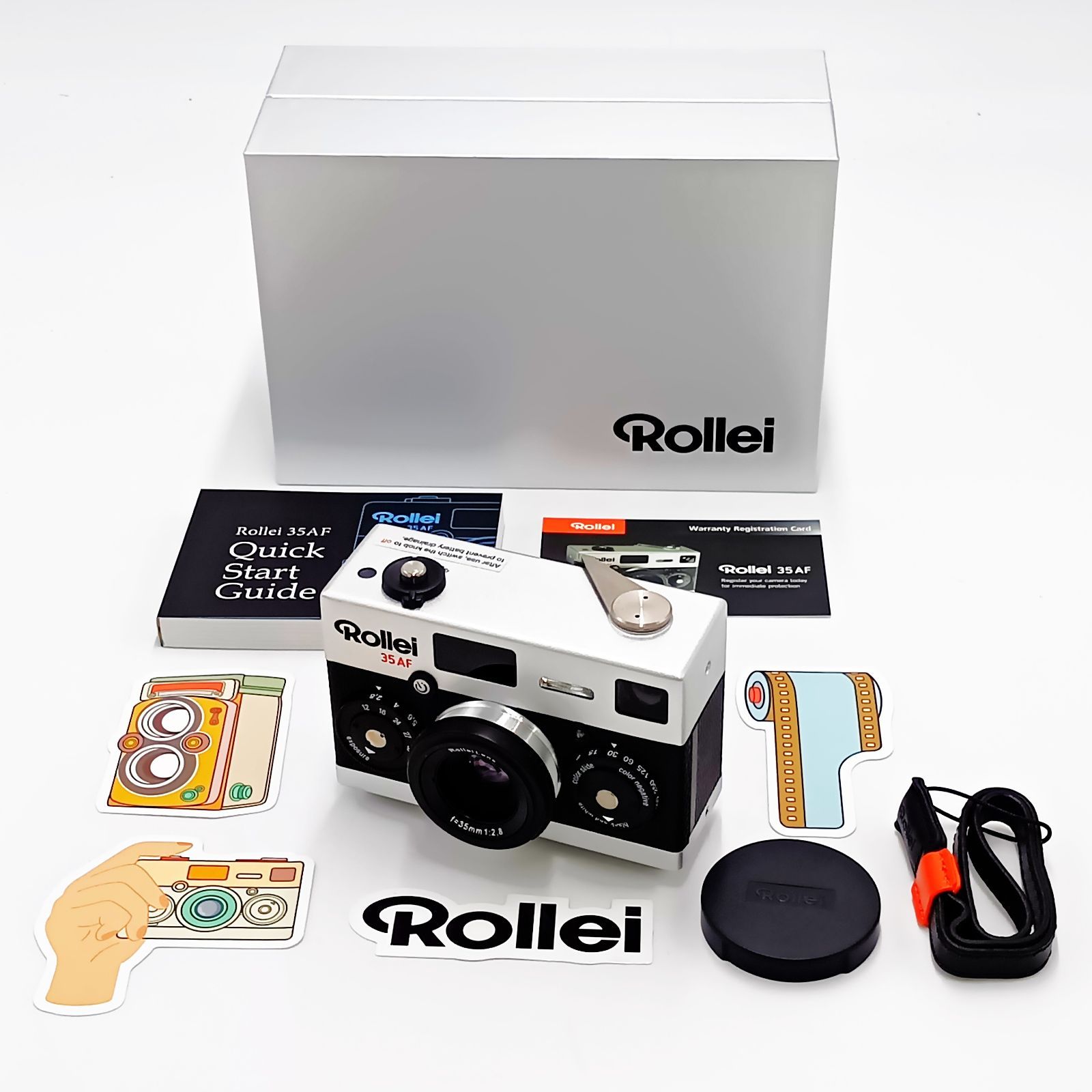 フジヤカメラ Rollei 35AF クローム コンパクトフィルムカメラ Serial 009354