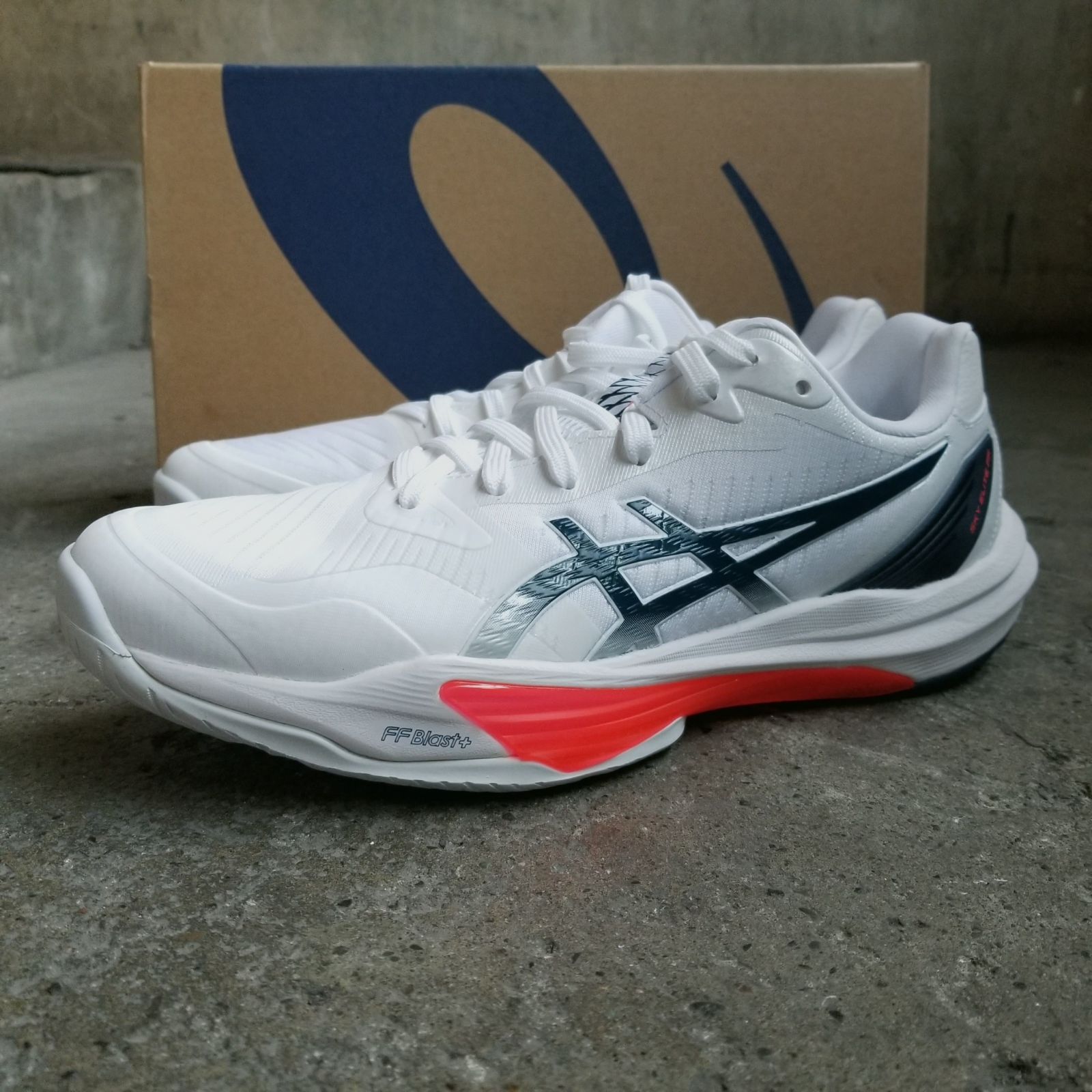 asics SKY ELITE FF 3 WHITE MAKO BLUE 26cm アシックス スカイエリート ホワイト バレーボールシューズ 1051A080-104