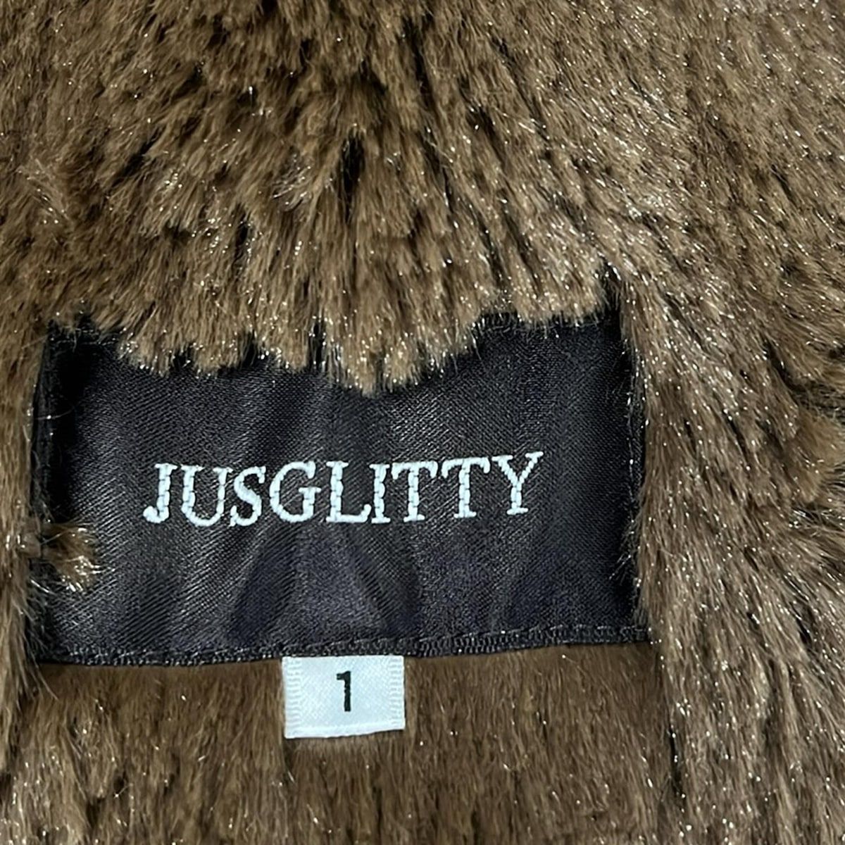 JUSGLITTY(ジャスグリッティー) コート サイズ1 S レディース美品