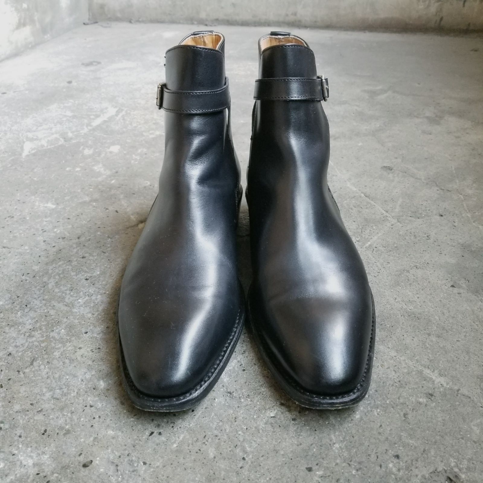 Berwick ジョッパーズブーツ 490 VELE BK UK8 バーウィック 27