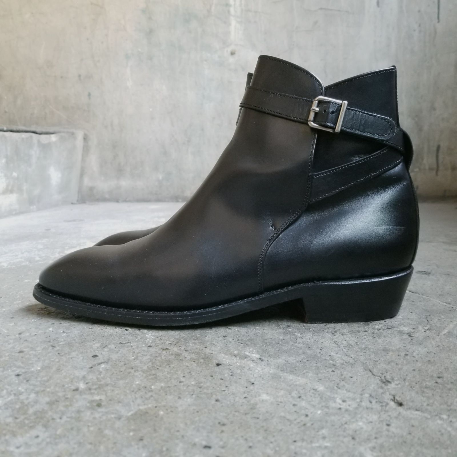 Berwick ジョッパーズブーツ 490 VELE BK UK8 バーウィック 27