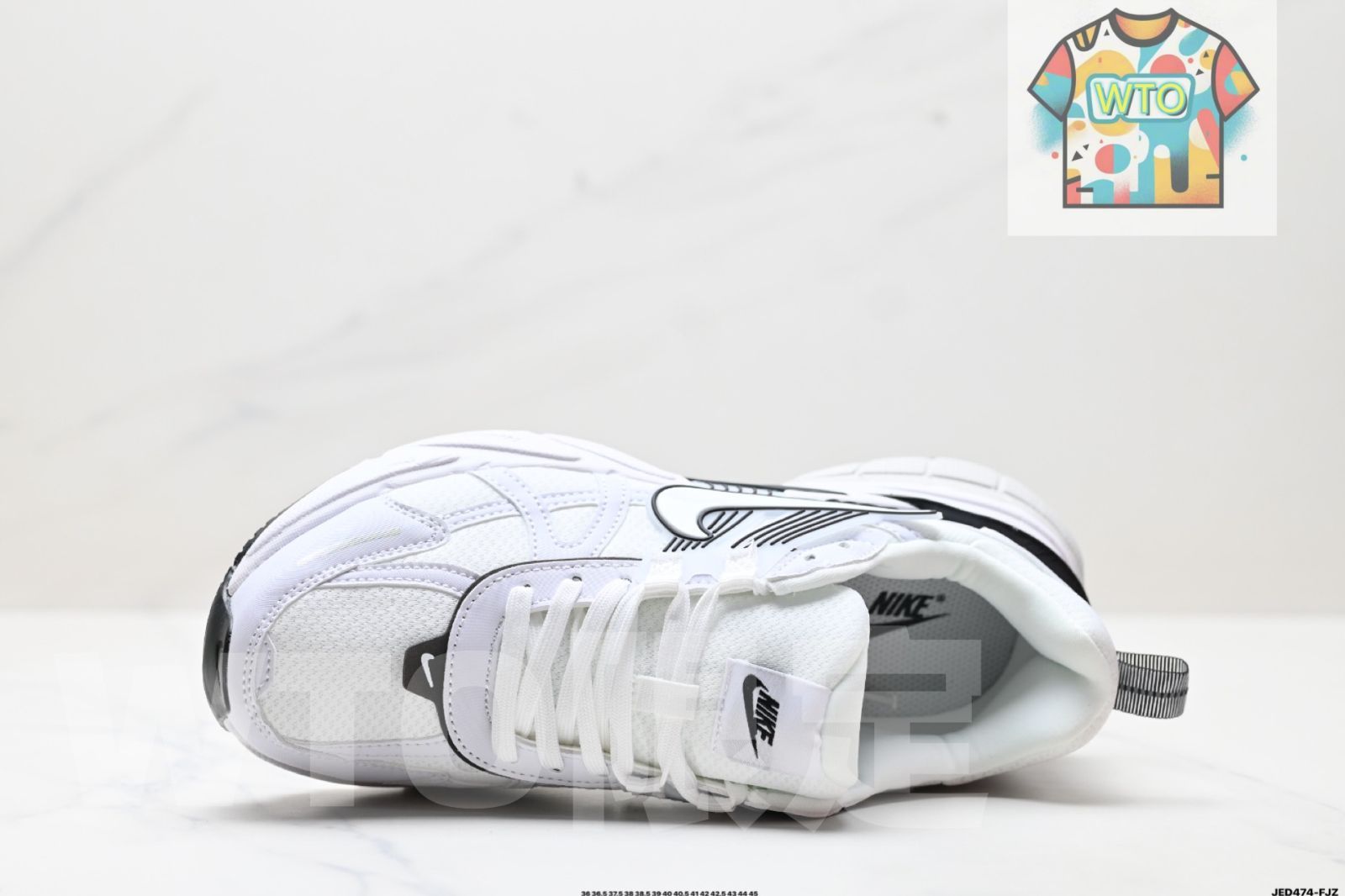 NIKE ナイキ V 2 K RUN ランニングシューズ レトロ スタイル メッシュ ベンチレーション スポーツ シューズ -WTO輸入1