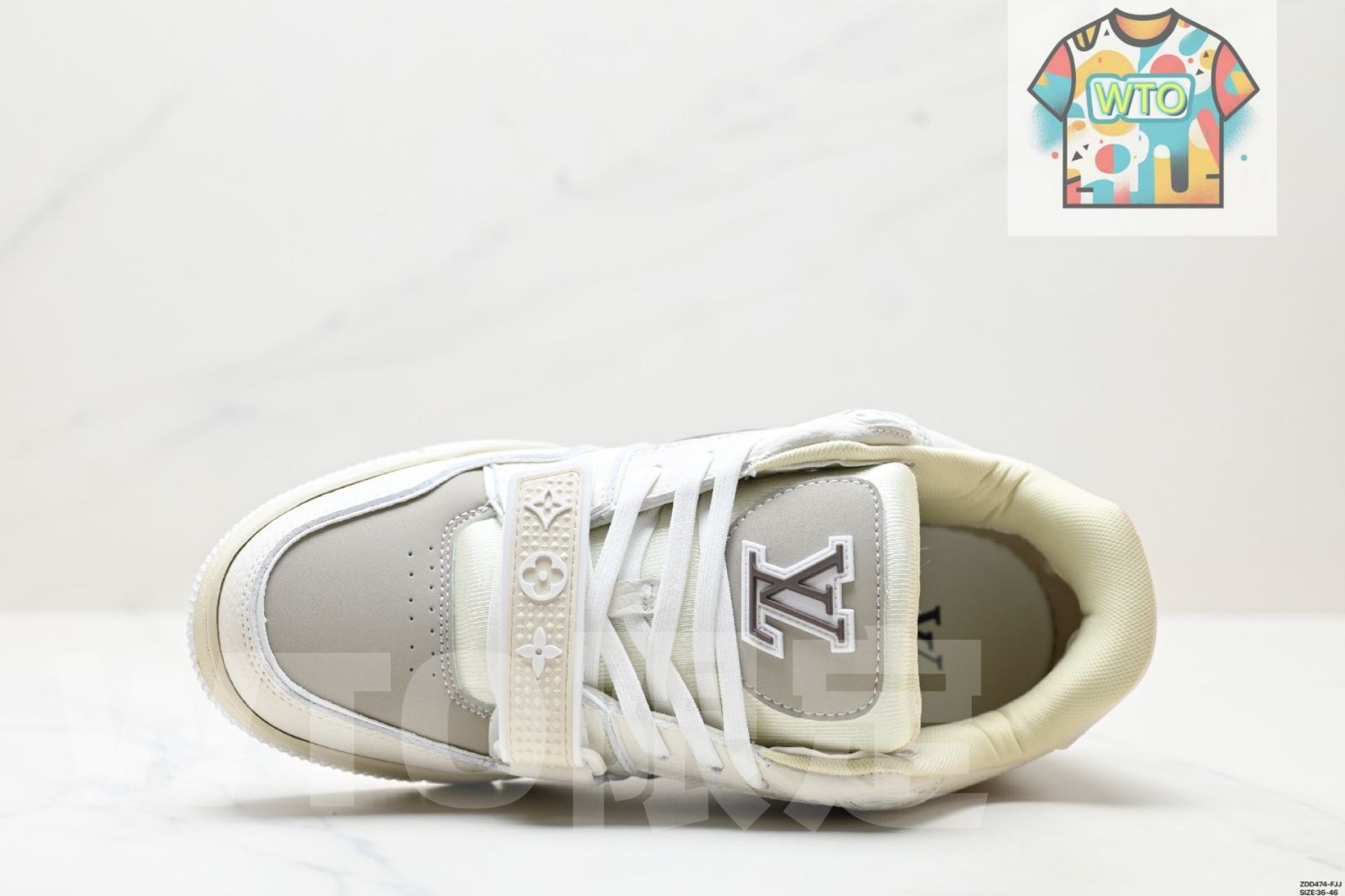 Louis Vuitton Trainer Sneaker Lowルイ ヴィトン トレーナー スニーカー ロー レジャースポーツカルチャーユニセックススラップシューズ-WTO輸入1