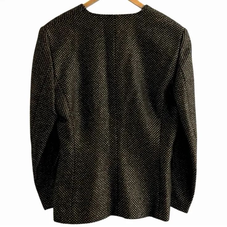 ヴィンテージ Christian Dior クリスチャン ディオール ノー ツイード テーラードジャケット レディース L