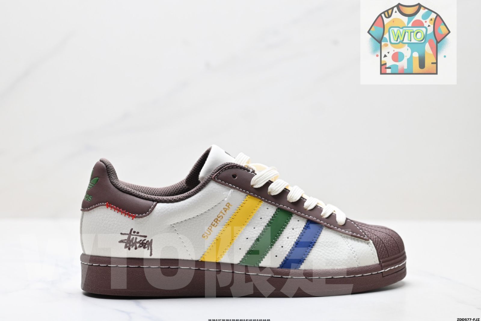 Adidas アディダス Originals オリジナルス Superstar スーパースター クローバー ロートップ クラシック ユニバーサル カジュアル スポーツ スケートボード シューズ -WTO輸入1