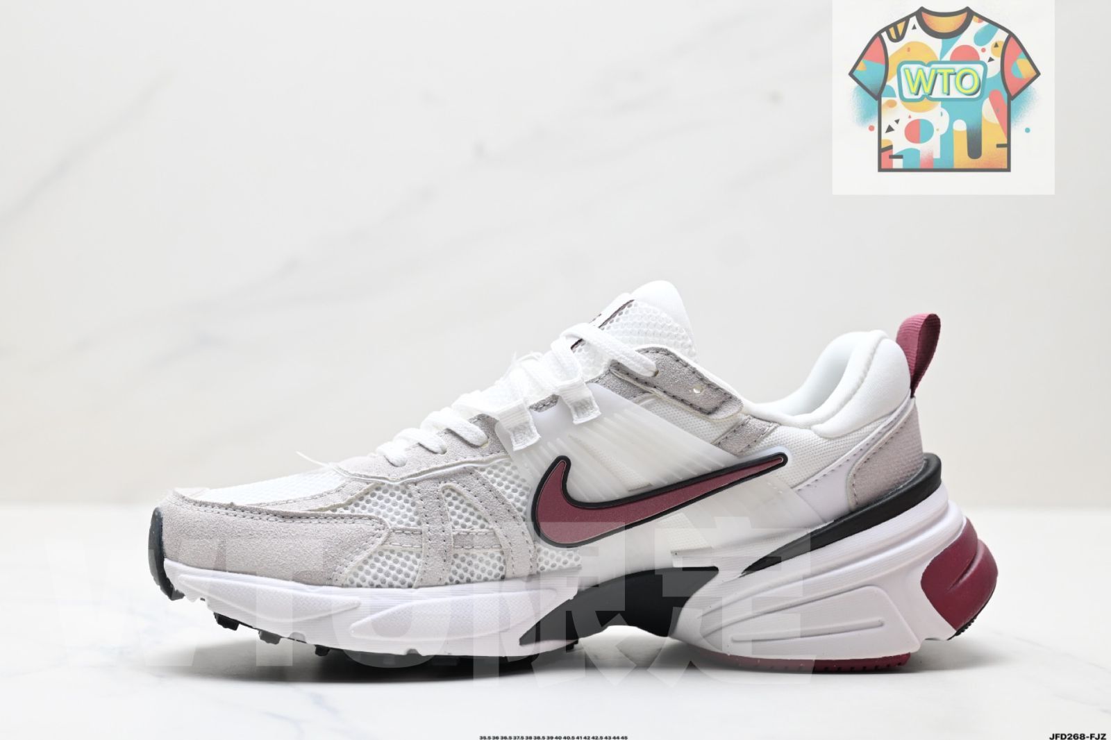 レトロな雰囲気 メッシュ素材で通気性の良いスポーツシューズ-WTO輸入1