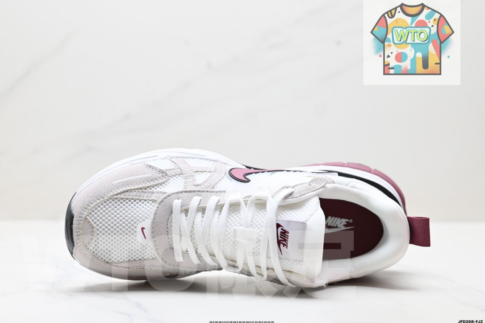 ナイキ NIKE V2K RUN ランニングシューズ レトロな雰囲気 メッシュ素材で通気性の良いスポーツシューズ-WTO輸入1