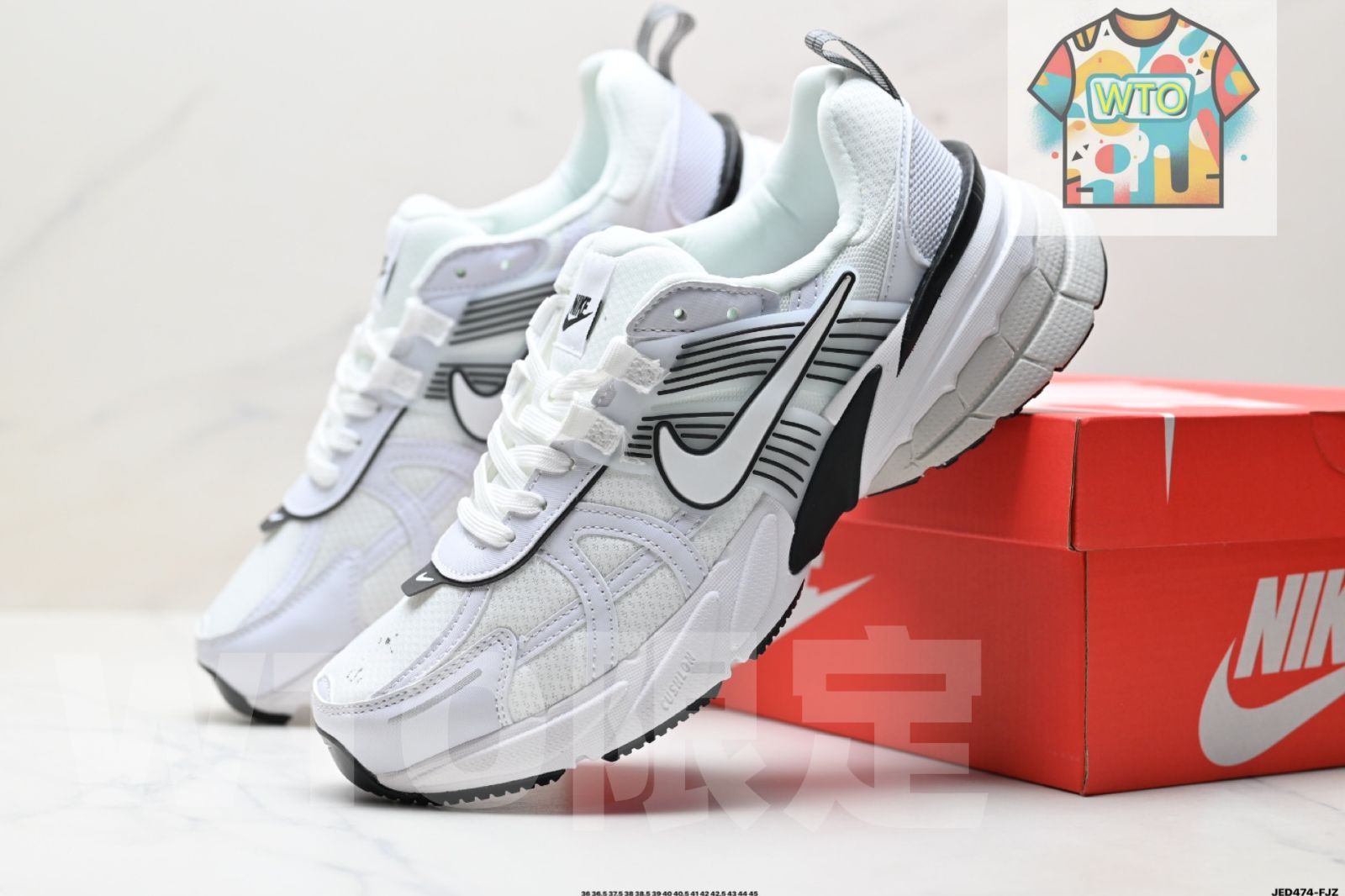  NIKE ナイキ V 2 K RUN ランニングシューズ レトロ スタイル メッシュ ベンチレーション スポーツ シューズ -WTO輸入1 スニーカー 靴