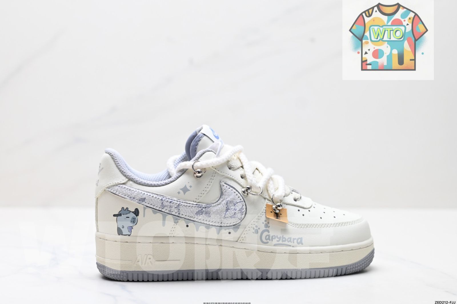 Nike ナイキ Air Force 1‘07 オリジナル型紙 打ち合わせで純正ロートップエアフォースワンを再現-WTO輸入1