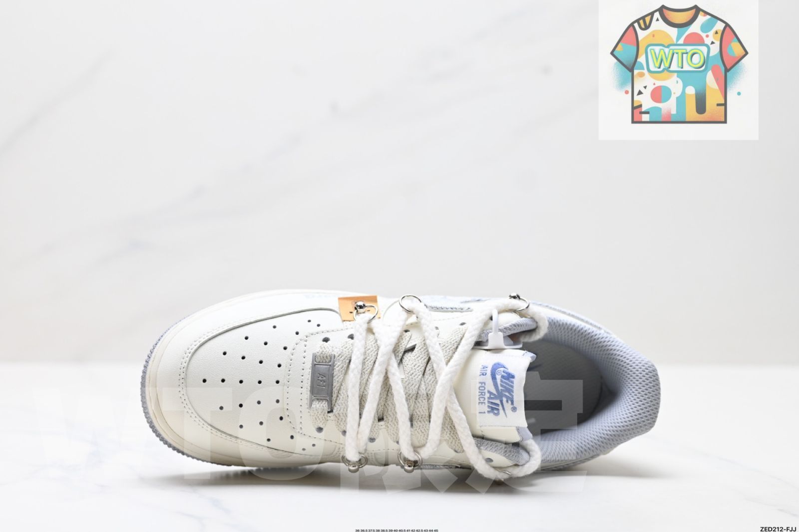 Nike ナイキ Air Force 1‘07 オリジナル型紙 打ち合わせで純正ロートップエアフォースワンを再現-WTO輸入1