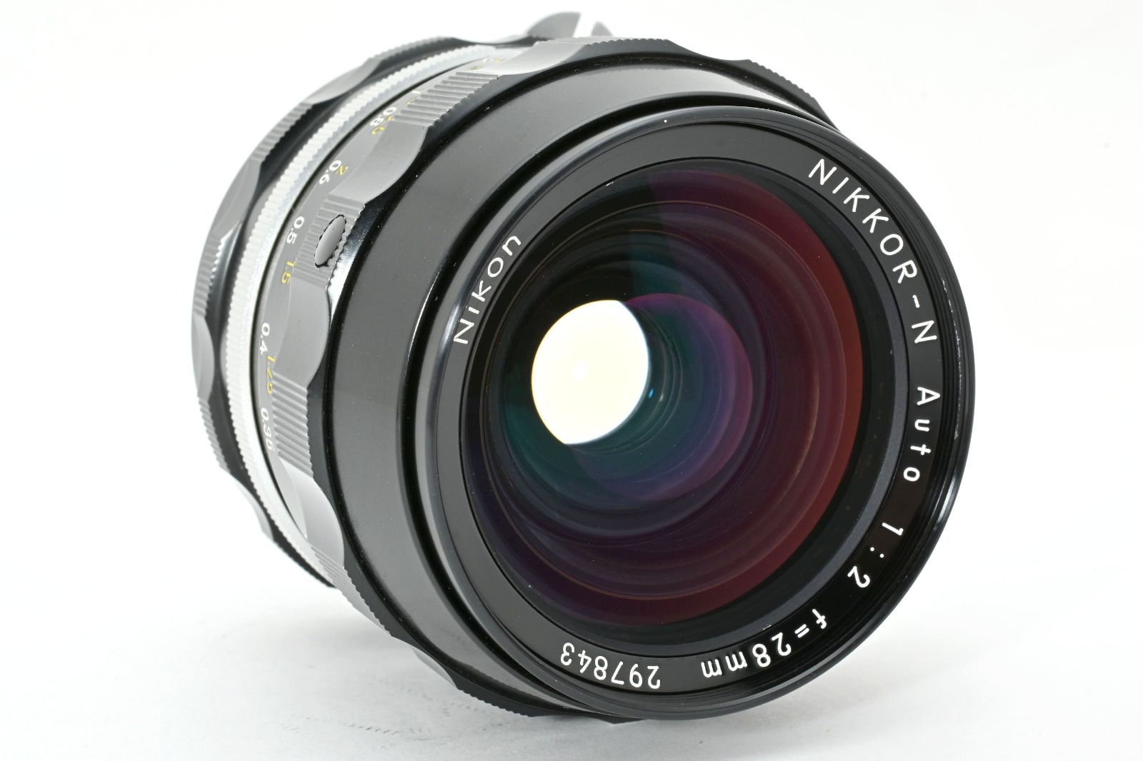 Nikon NIKKOR N.C Auto 28mm F2 非Ai 広角レンズ MF ニッコール 動作