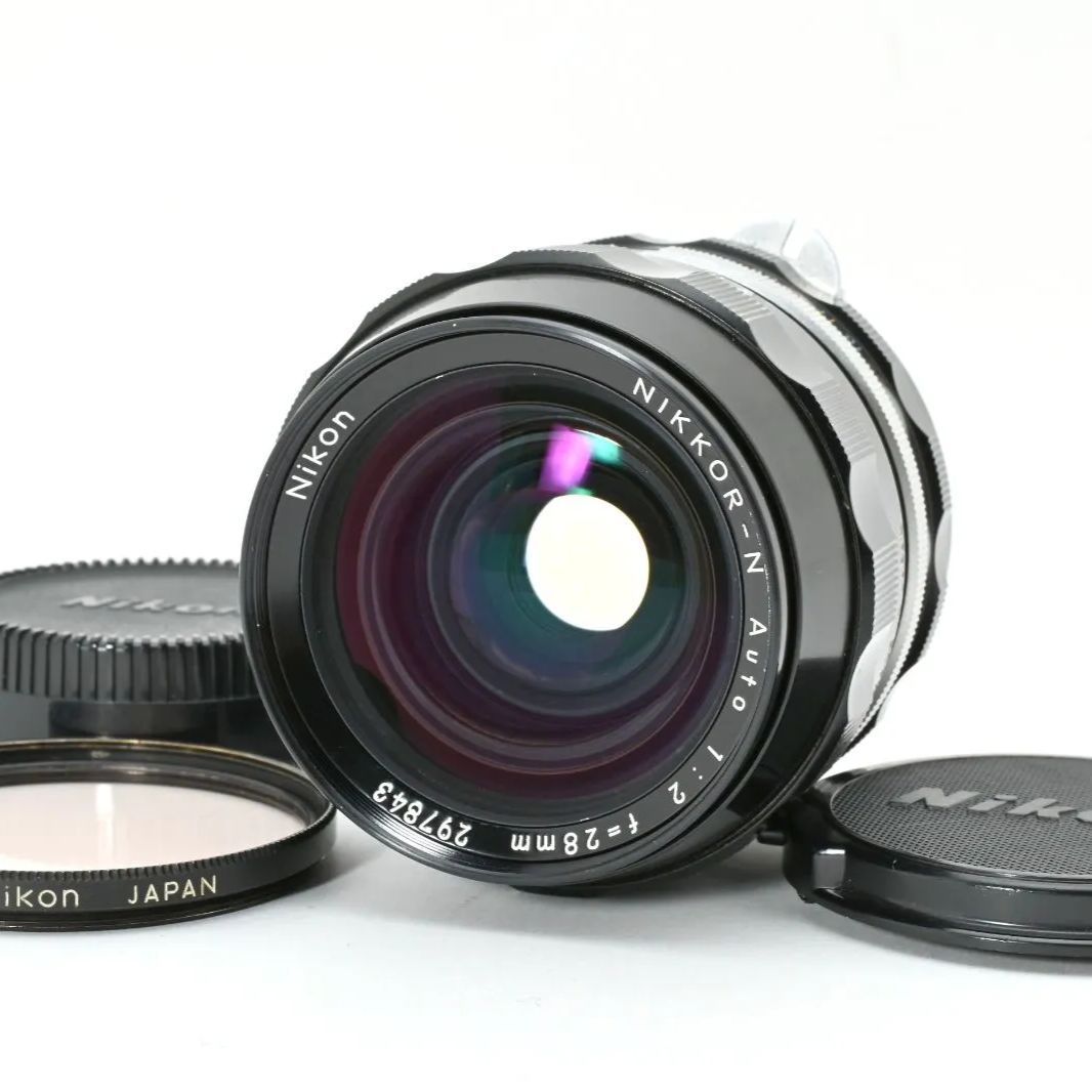 Nikon NIKKOR N.C Auto 28mm F2 非Ai 広角レンズ MF ニッコール 動作