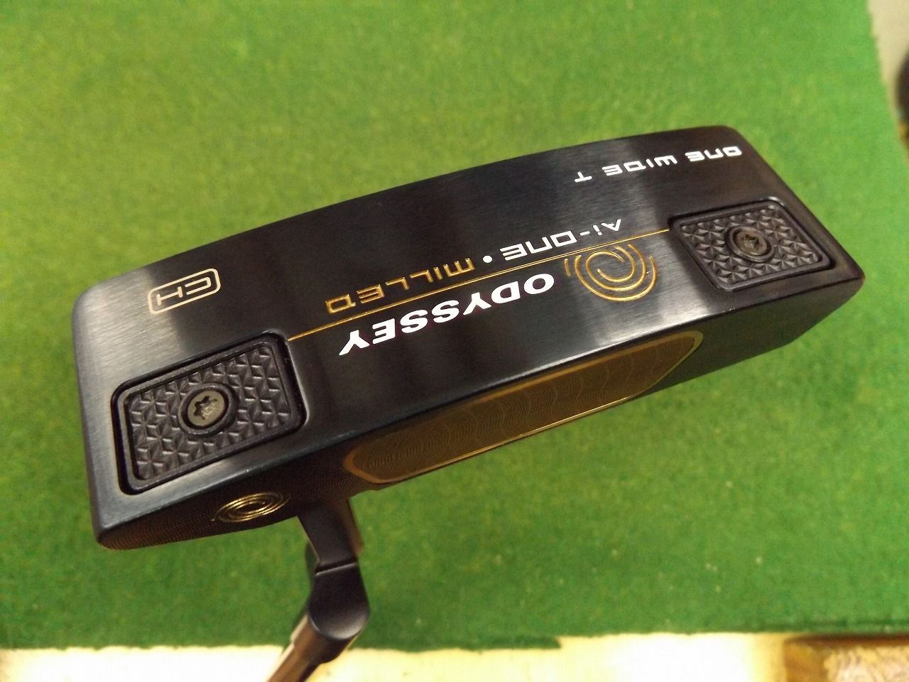6922 Ai-ONE MILLED ONE WIDE T CH 34インチ リシャフト カバー有 オデッセイ Aiワンミルド パター .990493