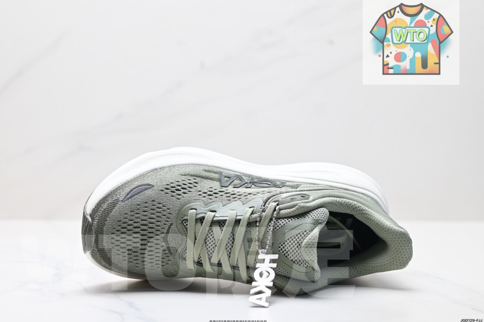 HOKA ONE Bondi 9ホカ オネオネ ボンディ 9 ビンテージ クッション 滑り止め 耐摩耗 マウンテン アウトドア ランニングシューズ-WTO輸入1