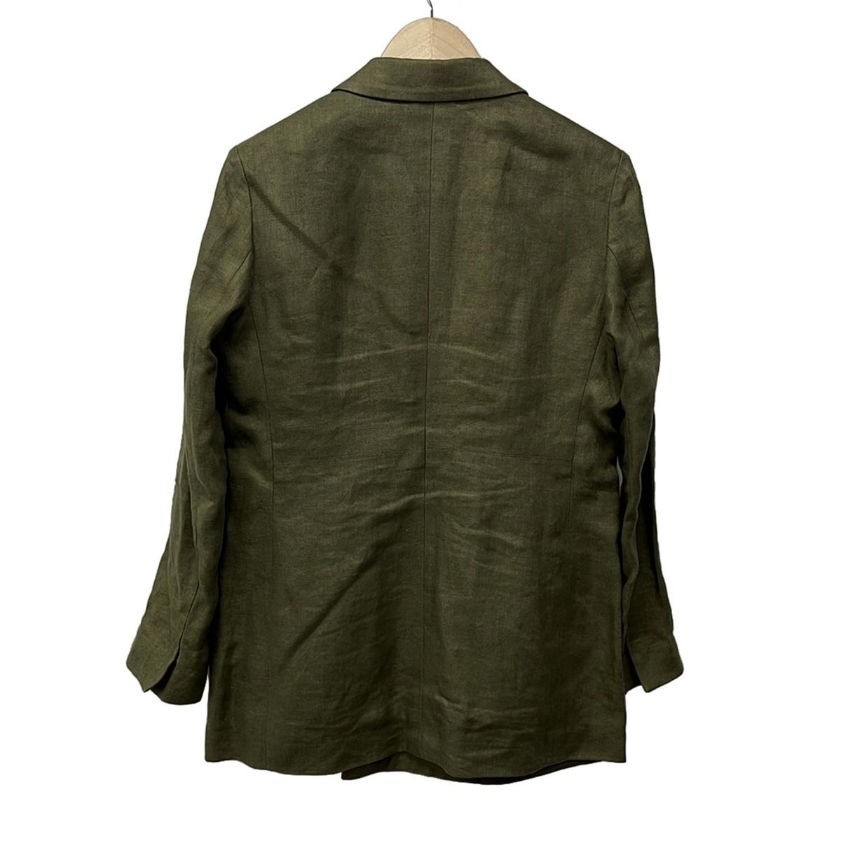 Chaos カオス ジャケット サイズF レディース - カーキ 長袖 麻 春