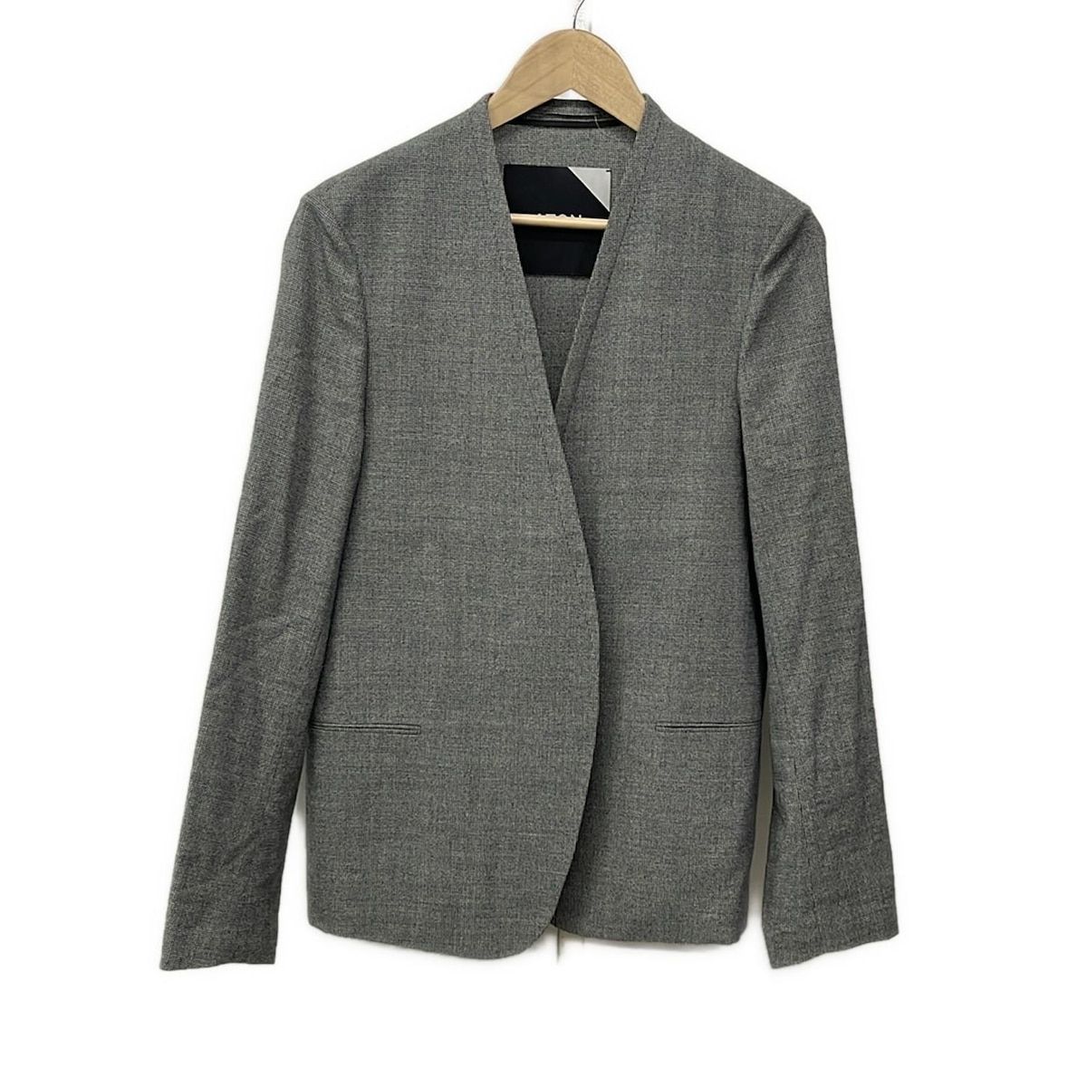 ATON エイトン ジャケット サイズ02 M レディース - グレー 長袖 春