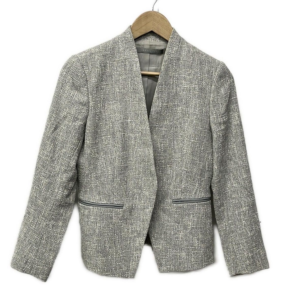 theory luxe セオリーリュクス ジャケット サイズ38 M レディース - ライトグレー 長袖 春