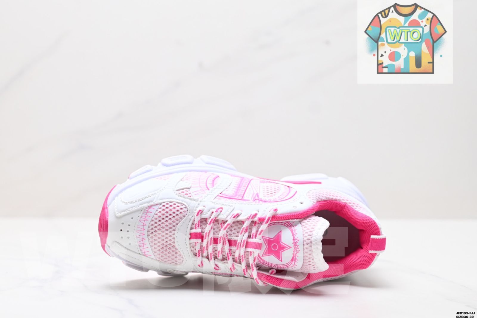 DIOR ディオール Chrono 丸頭 レースアップ スポーツランニングシューズ ライフスタイル カジュアルシューズ