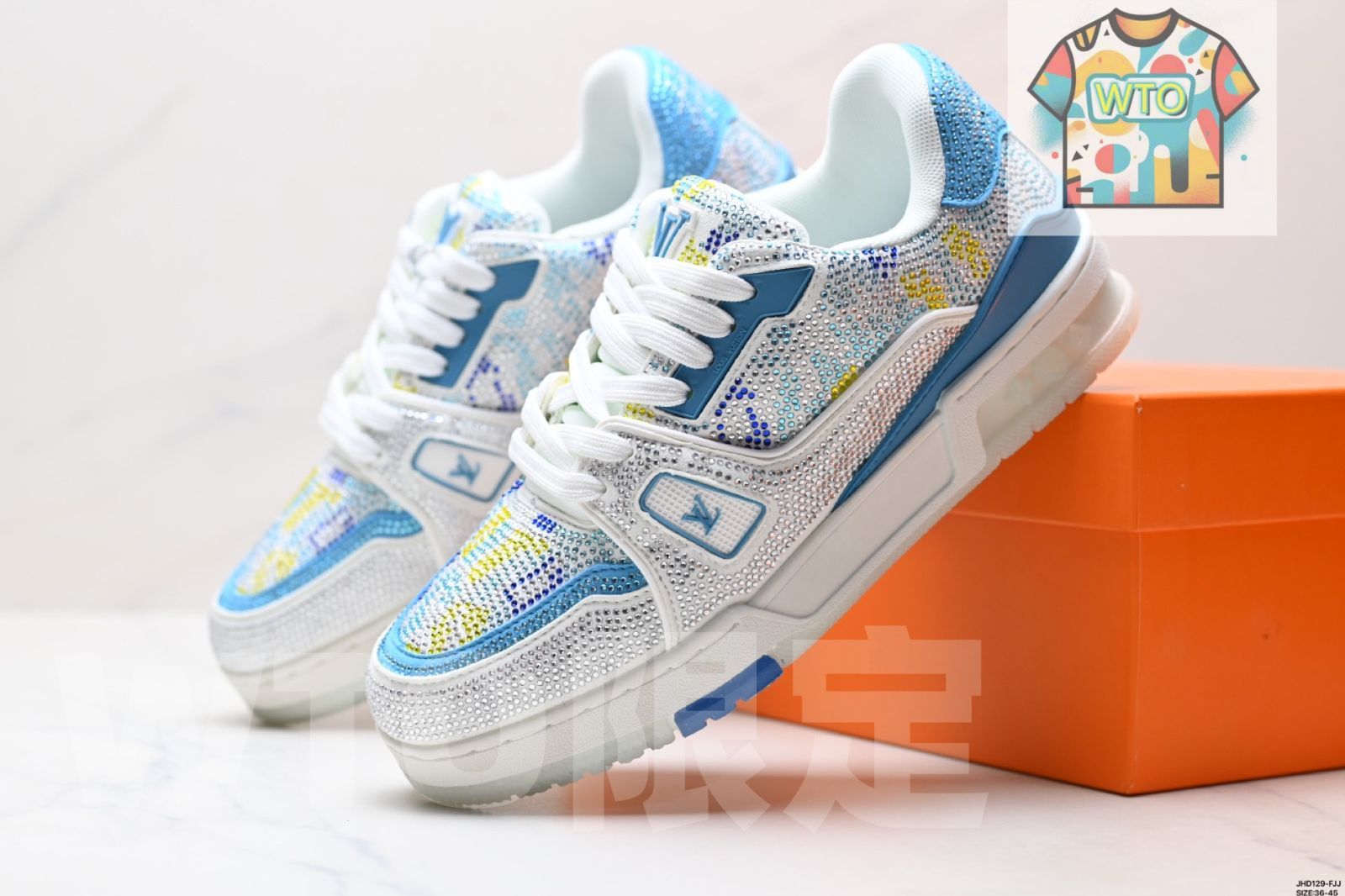  LV Louis Vuitton Trainer Sneaker Low カジュアルスポーツカルチャー バーサタイル スニーカー スニーカー 靴