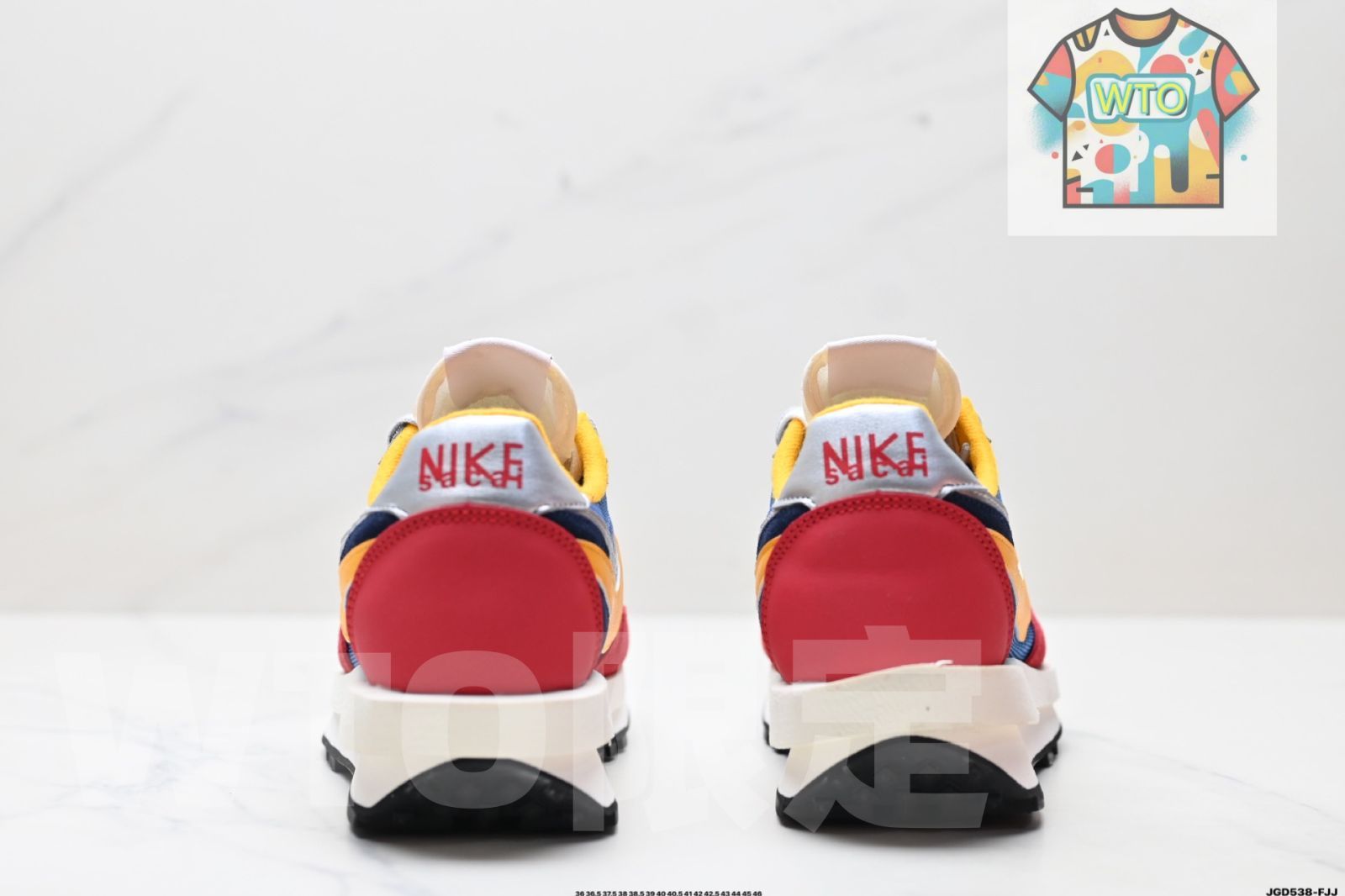  Sacai x Nike Ldwaffleサカイｘナイキ エルディ ワッフル ナイキ ランニングシューズ-WTO輸入1 スニーカー 靴