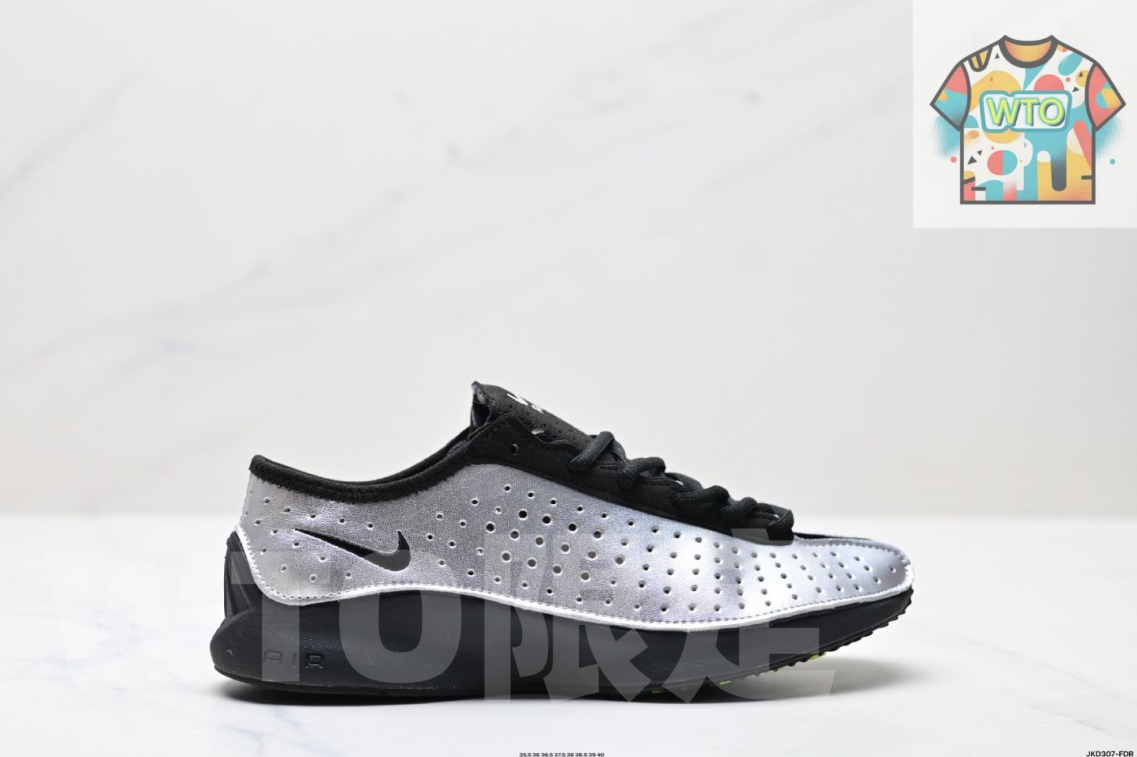 ナイキ Nike Air Superfly 2025 年ニューモデルのクッション付きレトロシルバーランニングシューズ