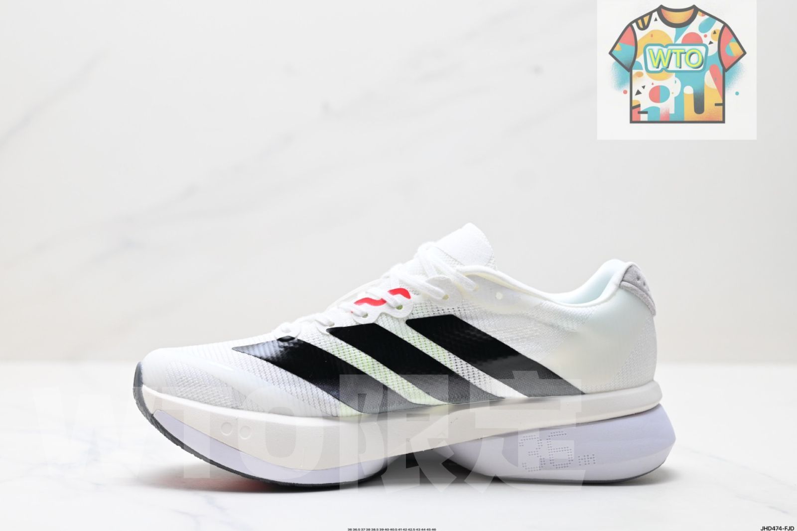  Adidas アディダス adizero BOSTON 13 通気性のあるメッシュ レーシングランニングシューズ-WTO輸入1 スニーカー 靴