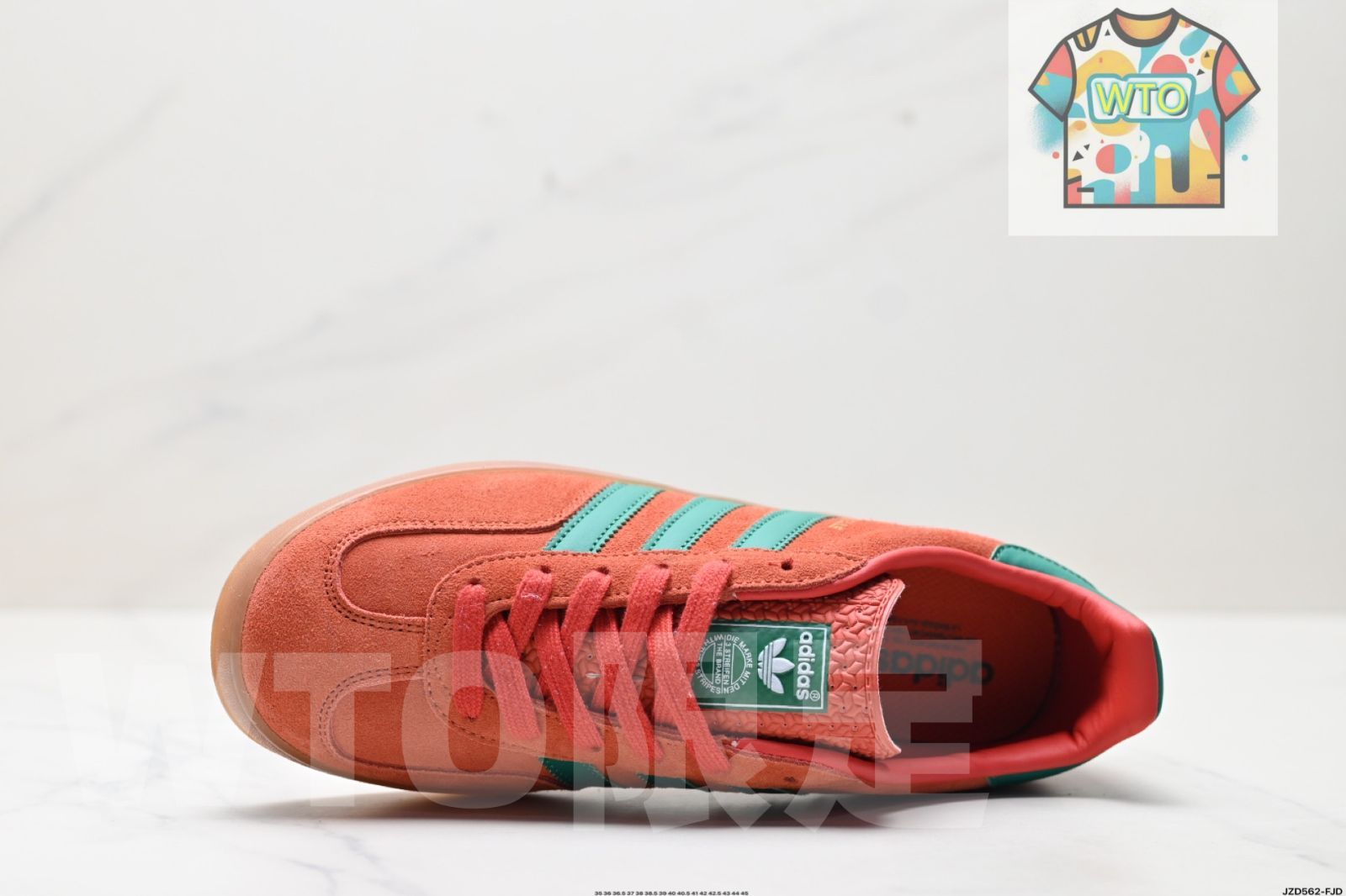 Adidas アディダス Originals オリジナルズ Gazelle ガゼル INdoor インドア 三叶草 クローバー 休 レジャー 防滑 滑り止め 耐磨 耐摩耗 低 ロートップ 板鞋 スケートシューズ-WTO輸入1