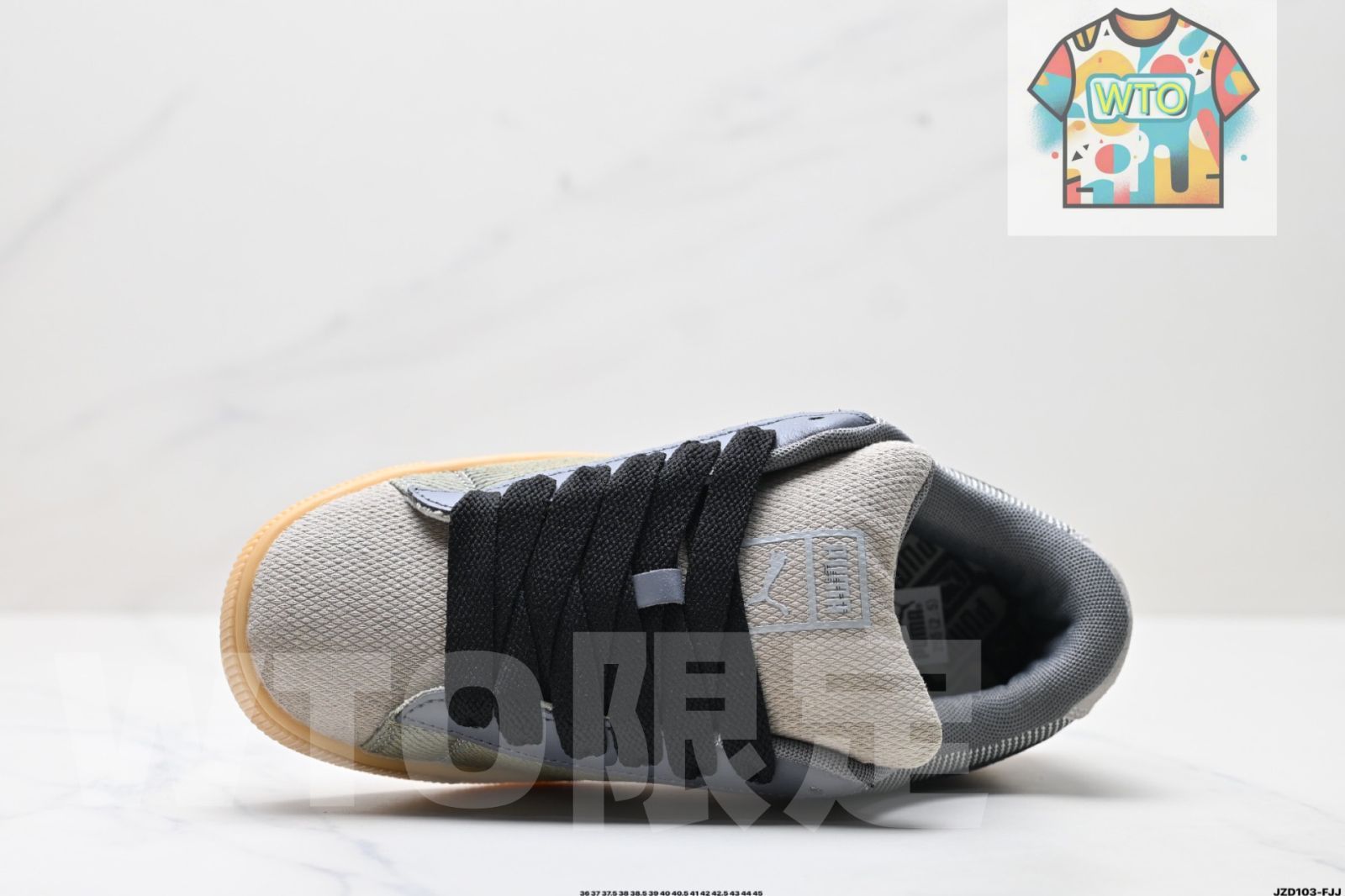 Puma Suede XL Denim ピューマ スエード デニム レトロ アイテム 滑り止め 耐摩耗 ロートップ ドイツ トレーニング スケートシューズ -WTO輸入1