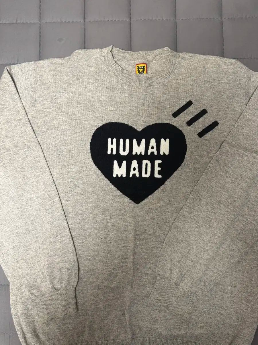 XL HUMAN MADE ヒューマンメイド ニット グレー