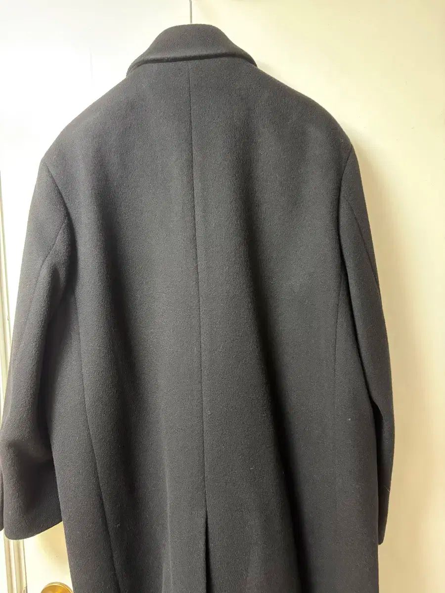 エッセンシャル バイ EQL ダブル ブレステッド コート ブラック XL