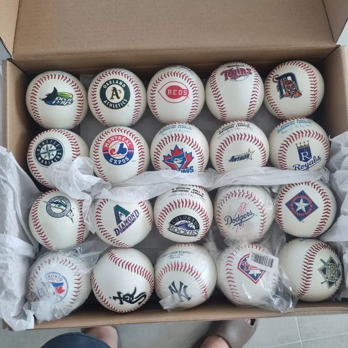 MLB ロゴボール 20個