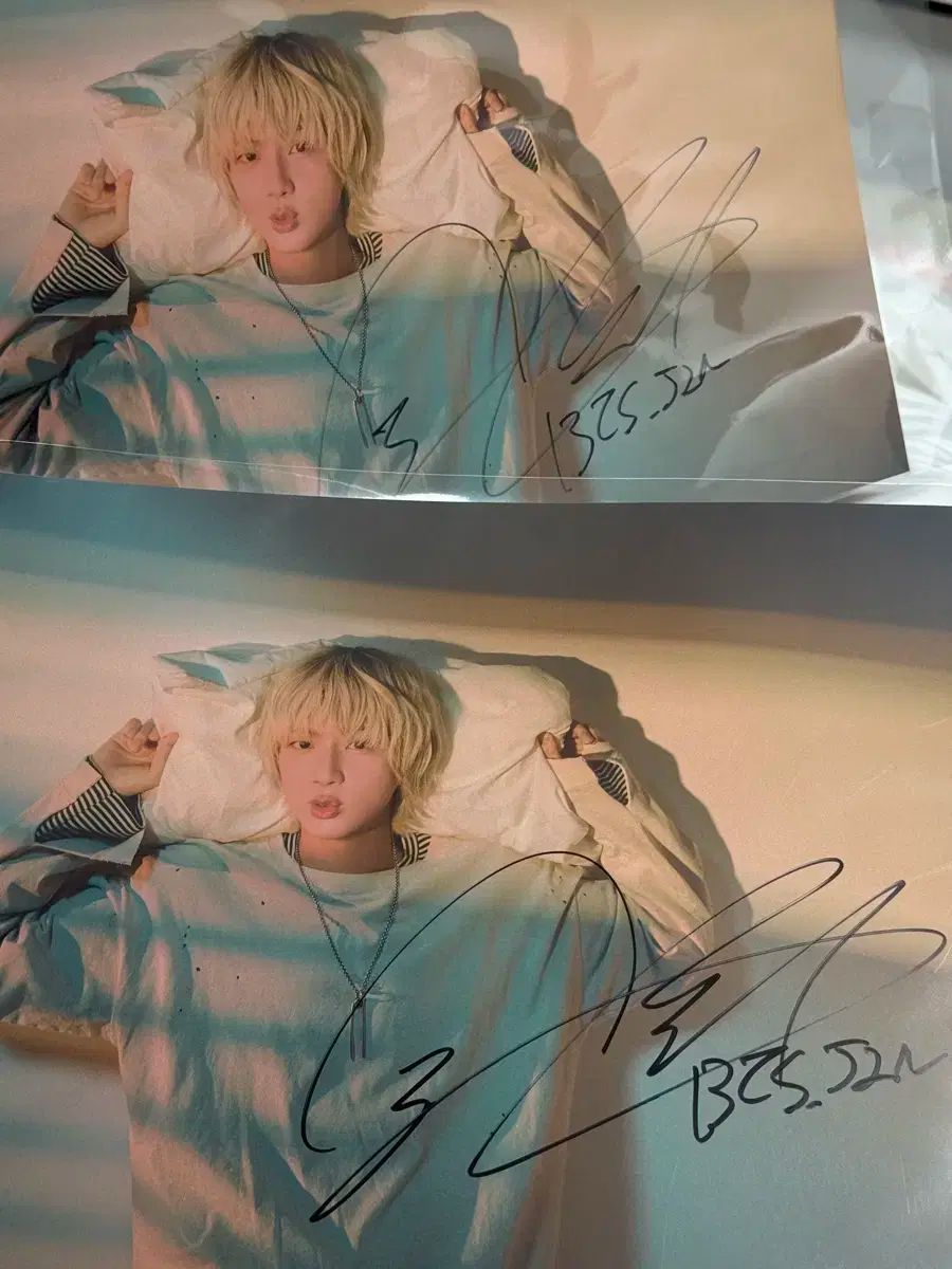 BTS JIN 防弾 ジーン ハッピー サイン ポスター wts happy poster