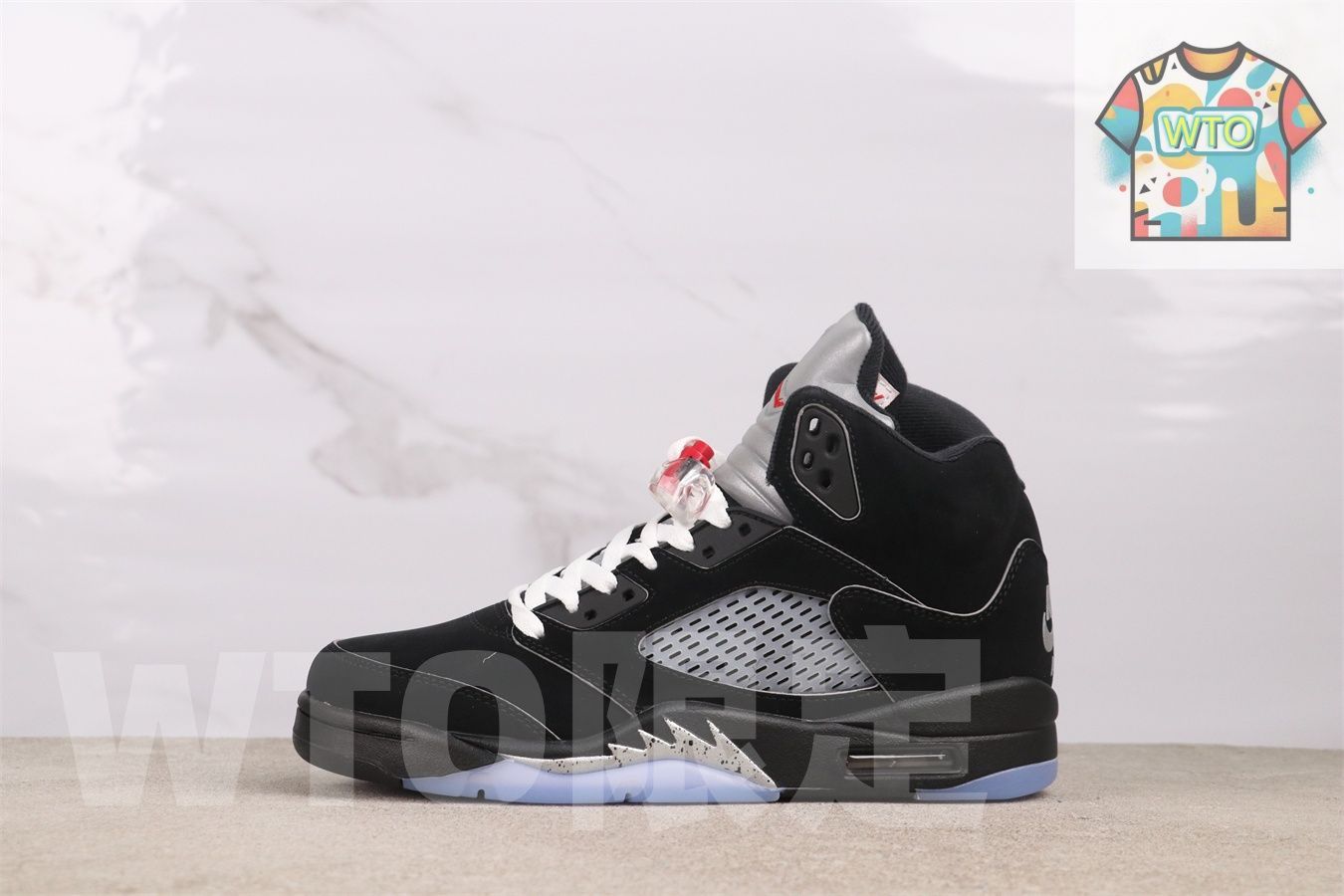今日 Air Jordan エアジョーダン aj 5 Black Metallic Reimagined HF 3975-001-WTO輸入1