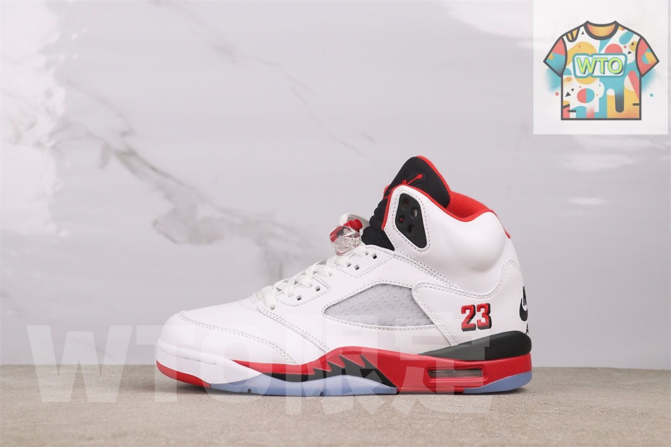 今日 Air Jordan エアジョーダン AJ 5 Fire Red HQ 7978-101-WTO輸入2